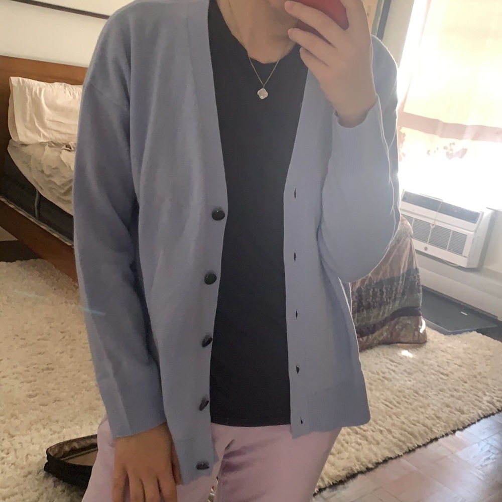 Massimo Dutti Cashmere Wool cardigan sweater - Picture 2 of 7